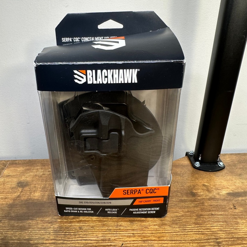 Blackhawk SERPA CQC Holster Sig 220 225 226 228 229 Right Hand Black 410506BK-R